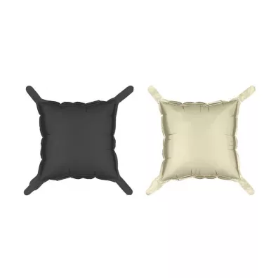 Balon foliowy Kwadrat czarno-beowy 35x35cm 4szt