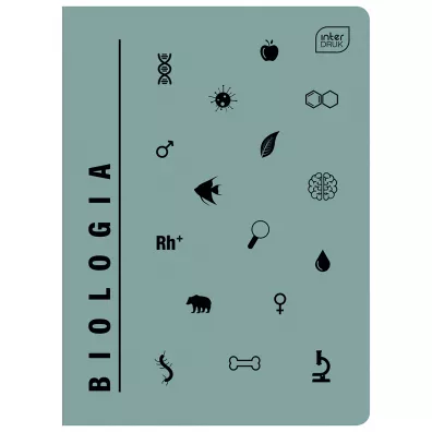 Interdruk N-Zeszyt A5 UV Biologia kratka 60 kartek
