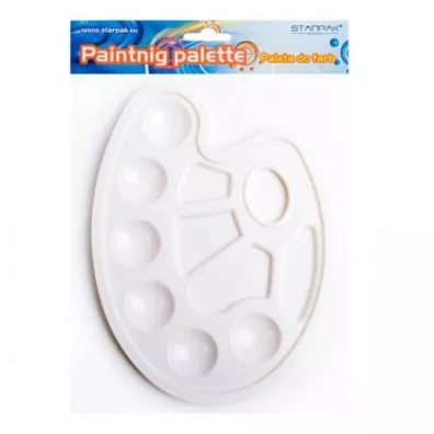 Starpak Paleta do farb owalna
