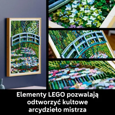 LEGO ART Claude Monet — Most nad stawem z liliami wodnymi 31220
