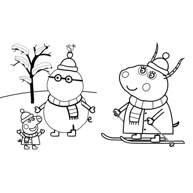 Peppa Pig. Kolorowanki naklejanki 2. Barwne wyprawy Peppy