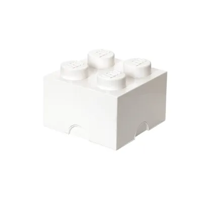 Pojemnik klocek LEGO Brick 4 Bia�y