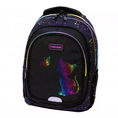 Astra Plecak Head Golden Effect Rainbow Kitty AB300