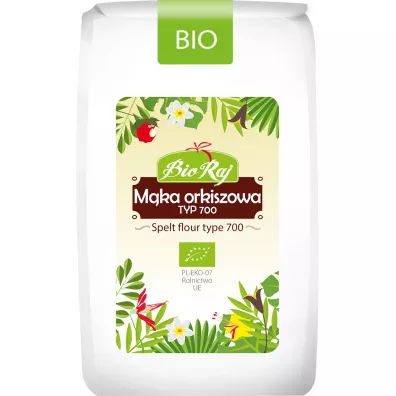 Bio Raj Mka orkiszowa chlebowa typ 700 (polska) 500 g Bio