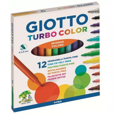 Giotto Flamastry Turbo Color 416000 12 szt.