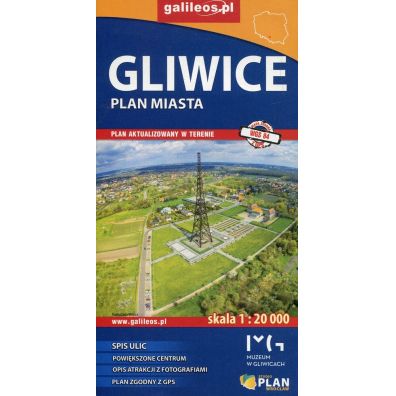 Plan miasta - Gliwice 1:20 000