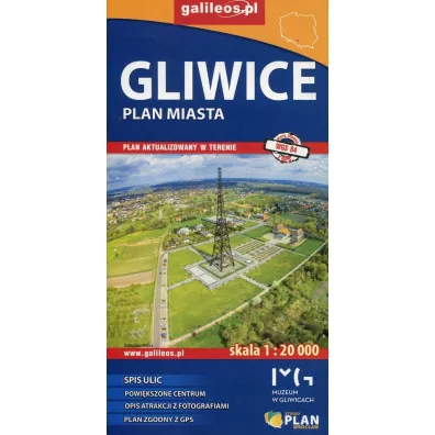 Plan miasta - Gliwice 1:20 000