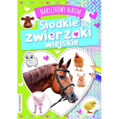 Naklejkowy album Sodkie zwierzaki wiejskie
