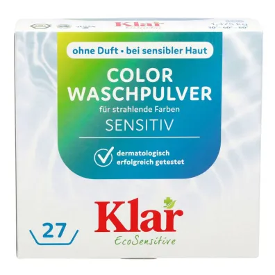 Klar EcoSensitive Proszek do prania kolorowych ubra� sensitive eco 1, (27 pra�) 1.4 kg