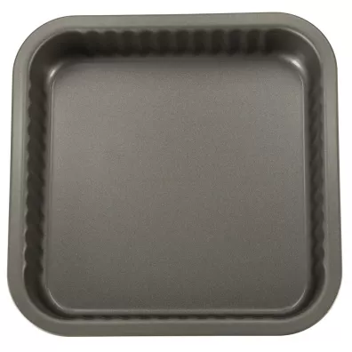 Blacha do pieczenia tortownica forma do ciast wypiekw 24cm x 24cm szara