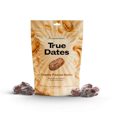 True Dates Daktyle Creamy Peanut Butter Zestaw 6 x 100 g