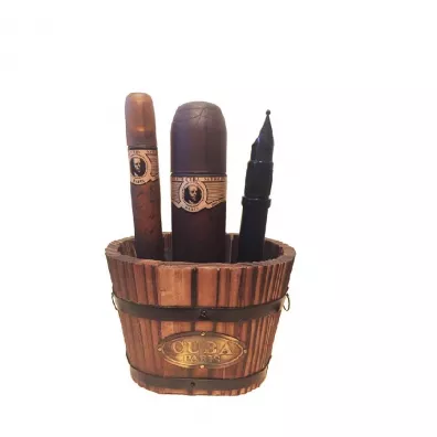 Cuba Original Zestaw W�d toaletowych dla m�czyzn Cuba Gold + mini Cuba Gold + mini Cuba Gold w sprayu 100 ml + 35 ml + 15 ml