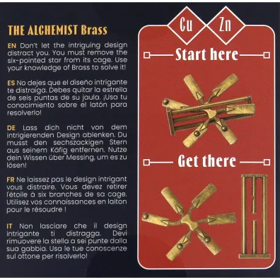 The Alchemist Puzzles: Brass �amig��wka Recent Toy Recent Toys