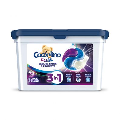 Coccolino Care kapsuki do prania tkanin czarnych i ciemnych 3w1 1.1 kg