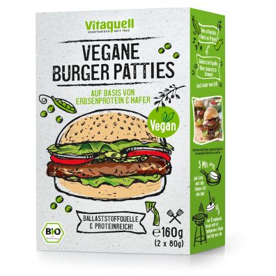 Vitaquell Burgery warzywne wysokobiakowe 160 g Bio