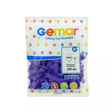 Godan Balony pastelowe fioletowe 100 szt.