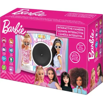 Barbie Aparat kamera interaktywna 5mp fhd 1080p 4x zoom mp3 bb00024 KIDS EUROSWAN