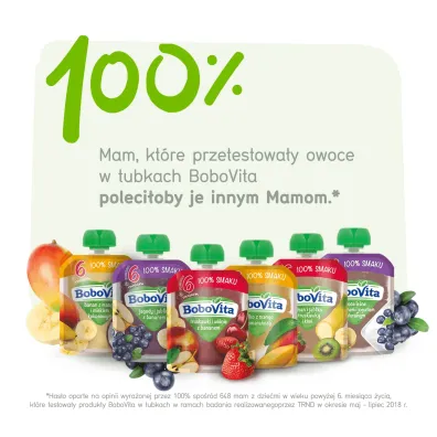 BoboVita Mus jagody i jab�ka z bananem po 6 miesi�cu 80 g