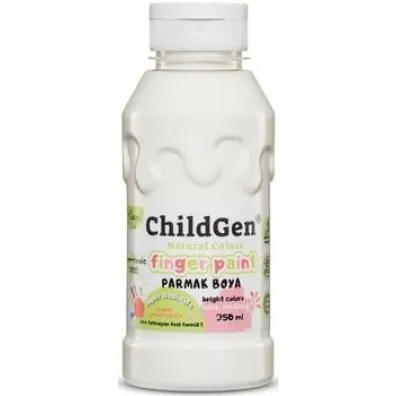 ChildGen Farba do malowania palcami bia�a 350ml