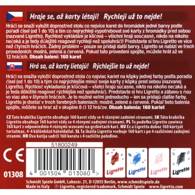 Ligretto. Czerwone pude�ko