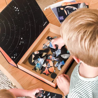 Puzzle magnetyczne Wszystko o kosmosie mierEdu
