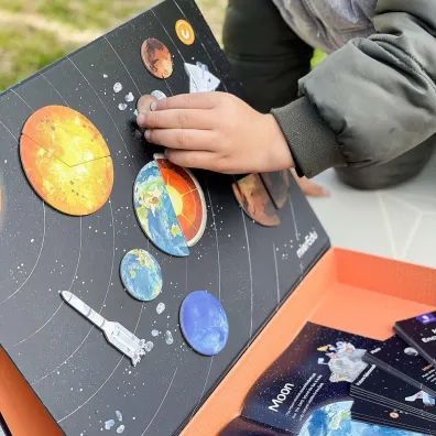 Puzzle magnetyczne Wszystko o kosmosie mierEdu