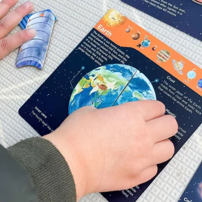 Puzzle magnetyczne Wszystko o kosmosie mierEdu