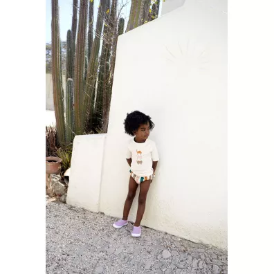 Lassig Majteczki pieluszka do pywania Splash & Fun Fale pink/nature, rozm. 92