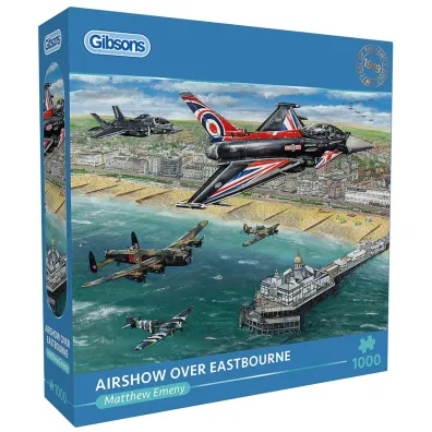 Puzzle 1000 Pokazy lotnicze nad Eastbourne Anglia 113720 Gibsons