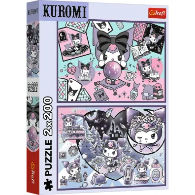 Puzzle 2x200 el. Psoty Kuromi Hello Kitty Trefl