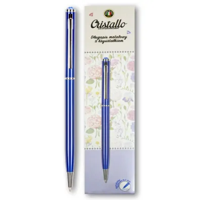 Tadeo D�ugopis 0,7mm Cristallo Swarovski granatowy