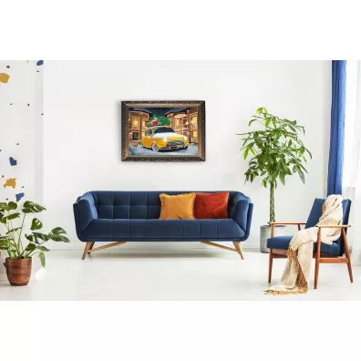 Twoje Hobby Malowanie po numerach - �wi�teczny samoch�d 40x50cm