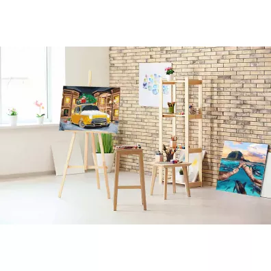 Twoje Hobby Malowanie po numerach - �wi�teczny samoch�d 40x50cm