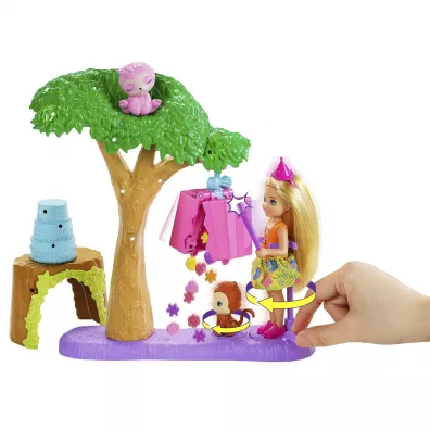 Lalka Barbie. Chelsea Urodziny z niespodziank Mattel