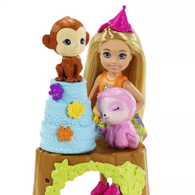 Lalka Barbie. Chelsea Urodziny z niespodziank Mattel