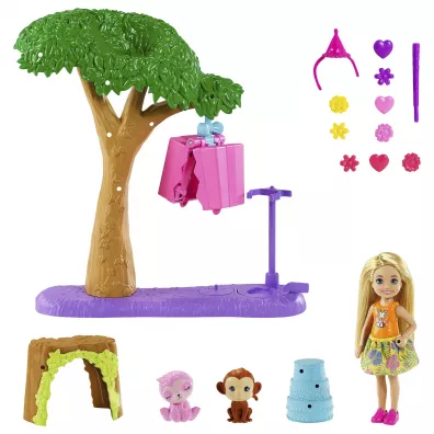 Lalka Barbie. Chelsea Urodziny z niespodziank Mattel