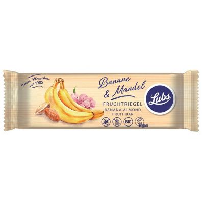 Lubs Baton bananowy z migdałami bezglutenowy 40 g Bio
