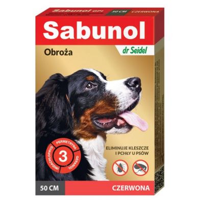 Sabunol Gpi - obroa przeciw pchom i kleszczom dla psa 50 cm