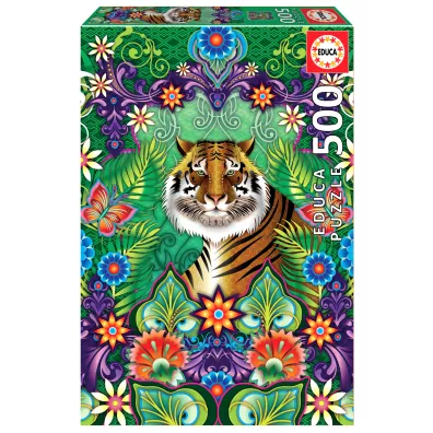 Puzzle 500 el. Tygrys bengalski, Catalina Estrada Educa