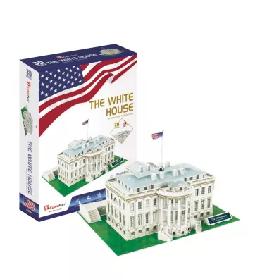 Puzzle 3D 56 el. Bia�y Dom Cubic Fun