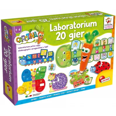 Carotina. Laboratorium 20 gier Lisciani