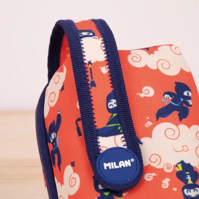 Milan Multipirnik owalny z 4 pirnikami Ninjutsu czerwony