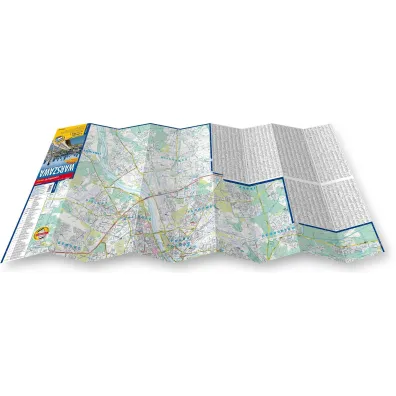 Warszawa plan miasta 1:29 000 laminat