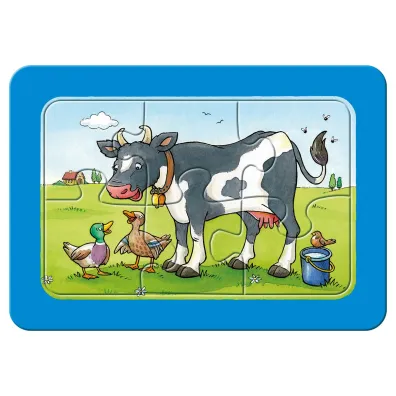 Puzzle 3x6 el. Zwierzaki Ravensburger