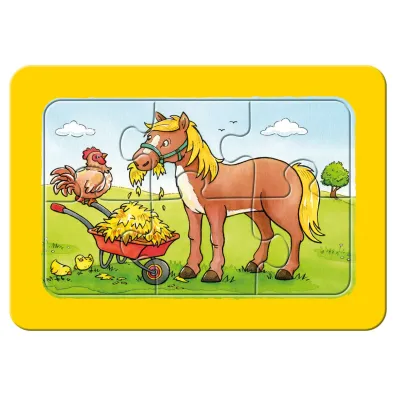 Puzzle 3x6 el. Zwierzaki Ravensburger