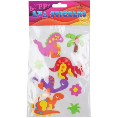 Fresh Zestaw naklejek Eva Dinozaury 8 szt