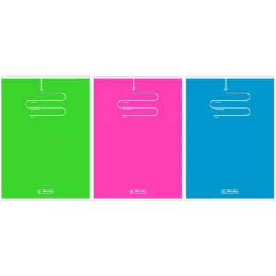 Herlitz Zeszyt A5 Color Blocking linia 60 kartek 5 szt.
