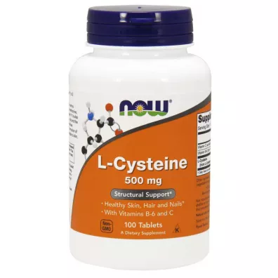 Now Foods L-Cysteina Suplement diety 100 tab.