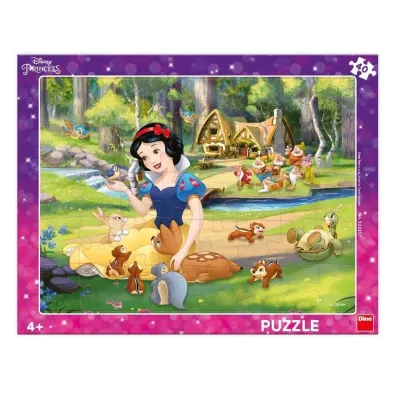 Puzzle ramkowe Kr�lewna �nie�ka 40el Dino Toys