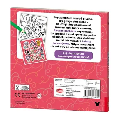 Disney Miki i przyjaciele. Przytulne kolorowanki